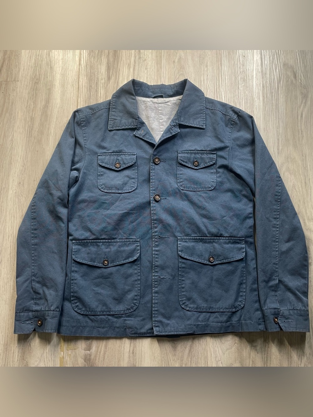 Frank & Oak Men's Navy Military Field Jacket